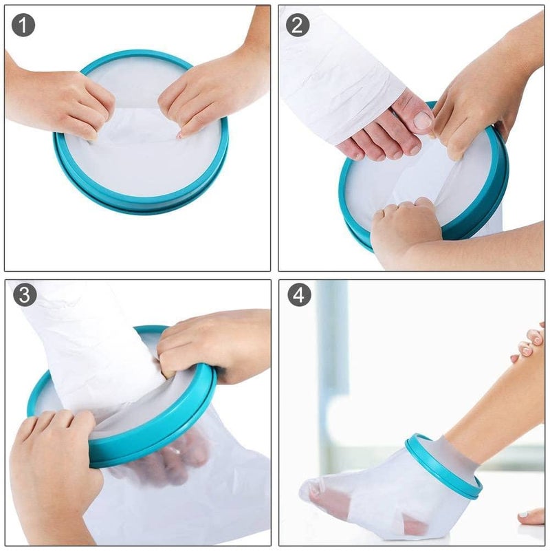 DOACT Water Proof Leg Cast Cover for Shower, Foot Cast Cover Wound Protector Watertight Cast Bag Covers Keep Leg Cast Bandage Dry - Image 5